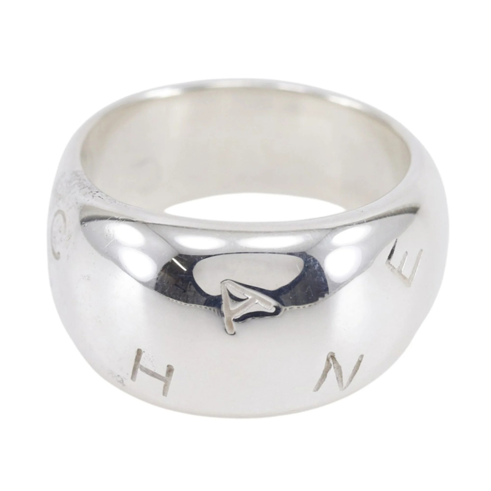 CHANEL Vintage Silver Ring